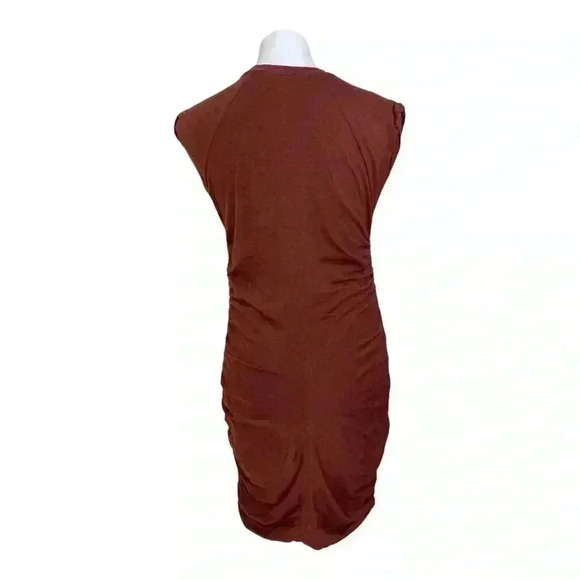 Athleta Apres soft lightweight ruched dress perfect for travel size medium - Picture 4 of 7